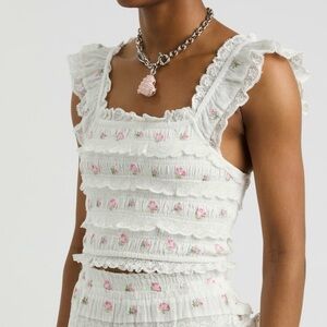 Love shack fancy floral top